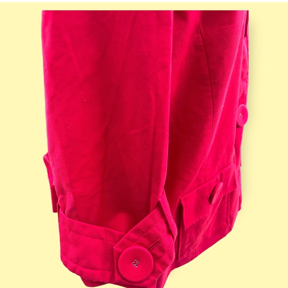 Coldwater Creek Retro Vintage Women’s Jacket. Red. Size 18. Large Buttons. - Picture 6 of 9